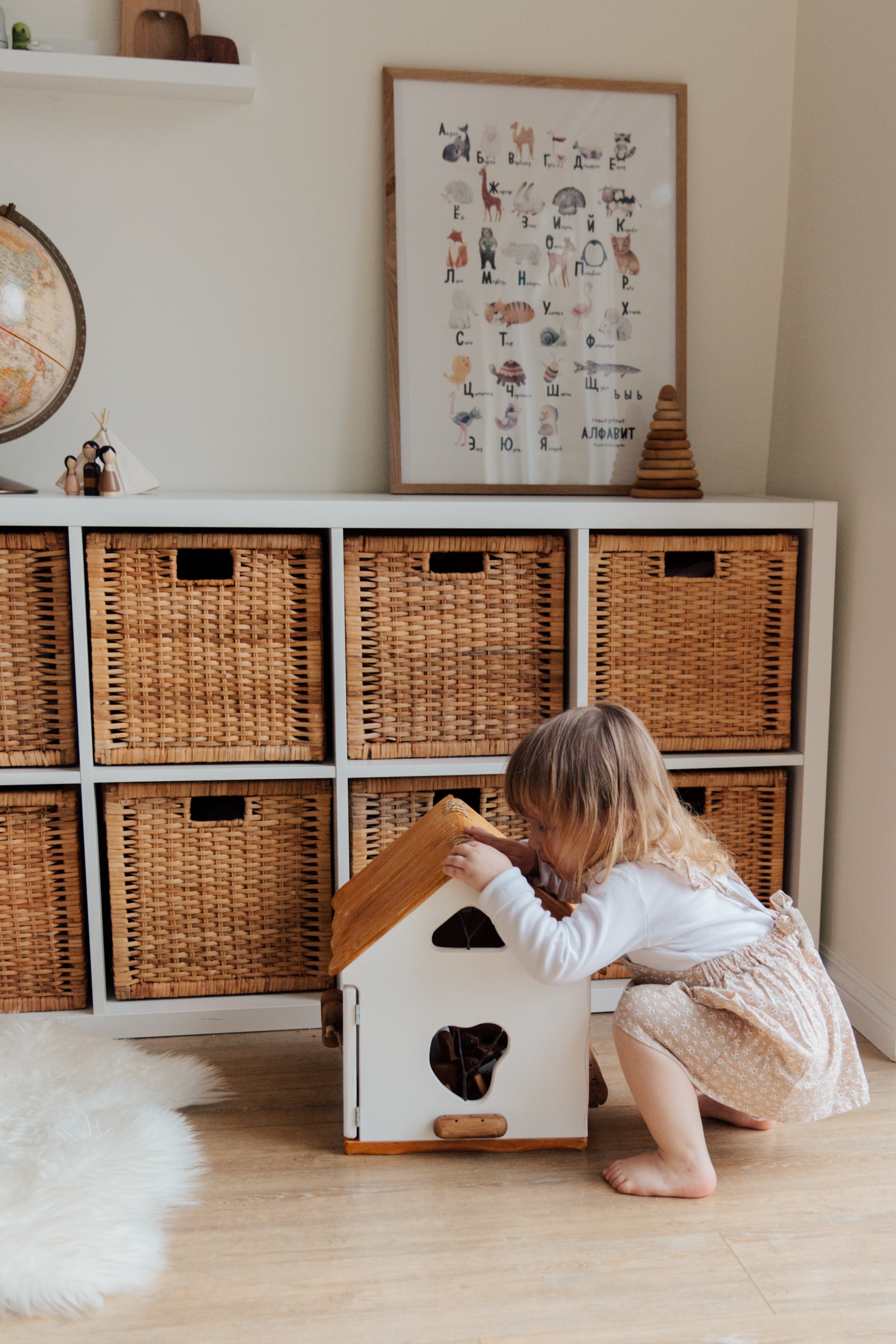 toddler playing